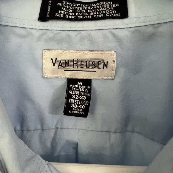 2 Van Heusen Long Sleeve Dress Shirt 15 1/2 Business Classic Professional - Picture 3 of 4